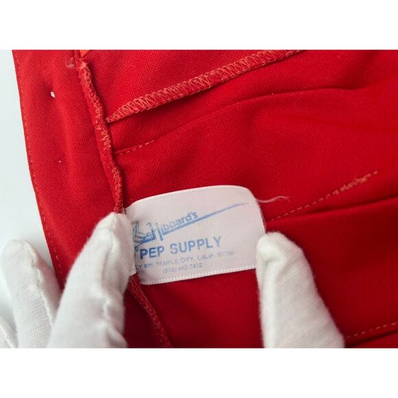 VINTAGE PEP SUPPLY RED & WHITE CHEER SKIRT (Junior Size: 11) - Picture 7 of 7